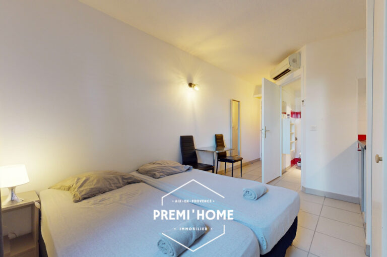 A VENDRE STUDIO MEUBLE AIX EN PROVENCE NORD - Premi'home Agence immobilière Aix En Provence