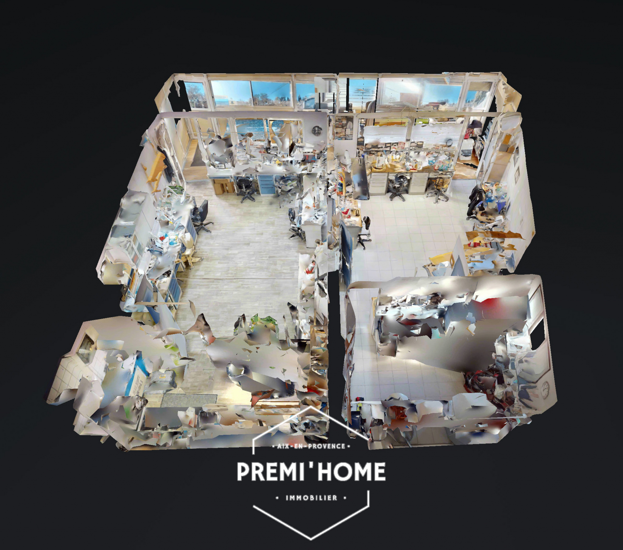 * A VENDRE LOCAL 93M2 QUARTIER AXIUM AIX * - Premi'home Agence immobilière Aix En Provence