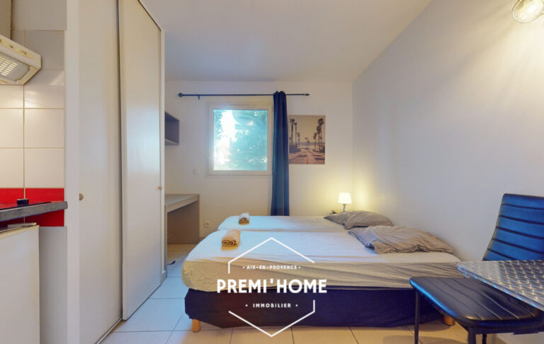 A VENDRE STUDIO MEUBLE AIX EN PROVENCE NORD - Premi'home Agence immobilière Aix En Provence