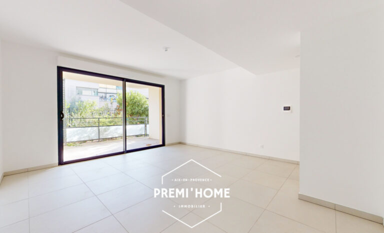 A VENDRE T3 DE 2024 EN RDC QUARTIER FACULTES - Premi'home Agence immobilière Aix En Provence