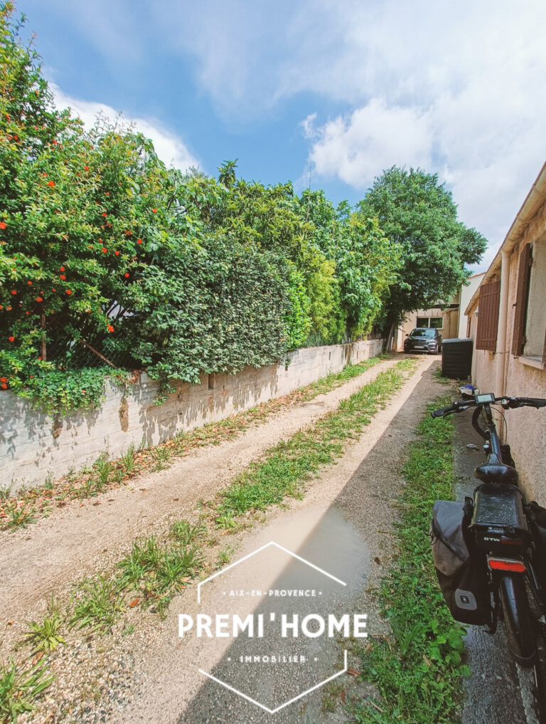 A VENDRE CENTRE LUYNES T3 REZ DE JARDIN MAISON - Premi'home Agence immobilière Aix En Provence