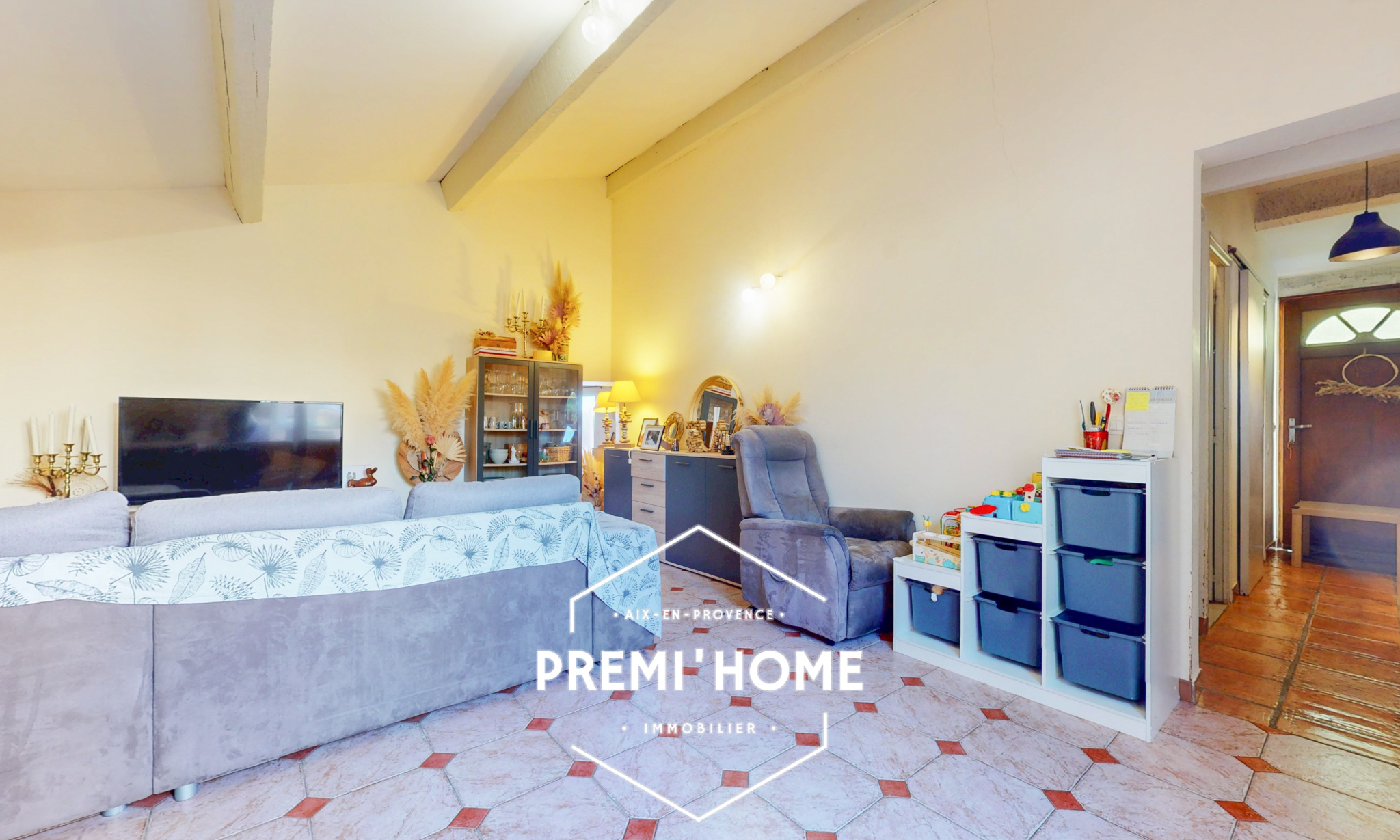 A VENDRE CENTRE LUYNES T3 REZ DE JARDIN MAISON - Premi'home Agence immobilière Aix En Provence