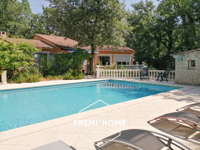 MAISON T4/5 178M2 PISCINE ET GARAGE NANS LES PINS - Premi'home Agence immobilière Aix En Provence