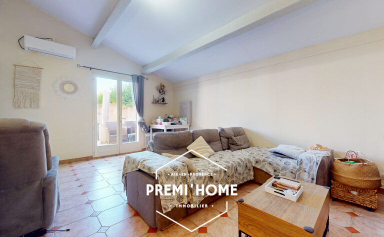 A VENDRE CENTRE LUYNES T3 REZ DE JARDIN MAISON - Premi'home Agence immobilière Aix En Provence