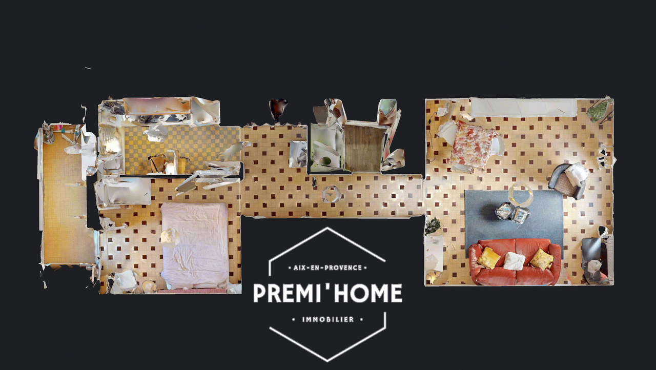 A VENDRE T2 AVEC BALCON DERNIER ETAGE AIX - Premi'home Agence immobilière Aix En Provence