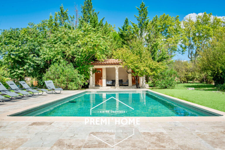 Bastide Aixoise de Luxe – 225m2 – 5 chambres – Celony – Aix - Premi'home Agence immobilière Aix En Provence