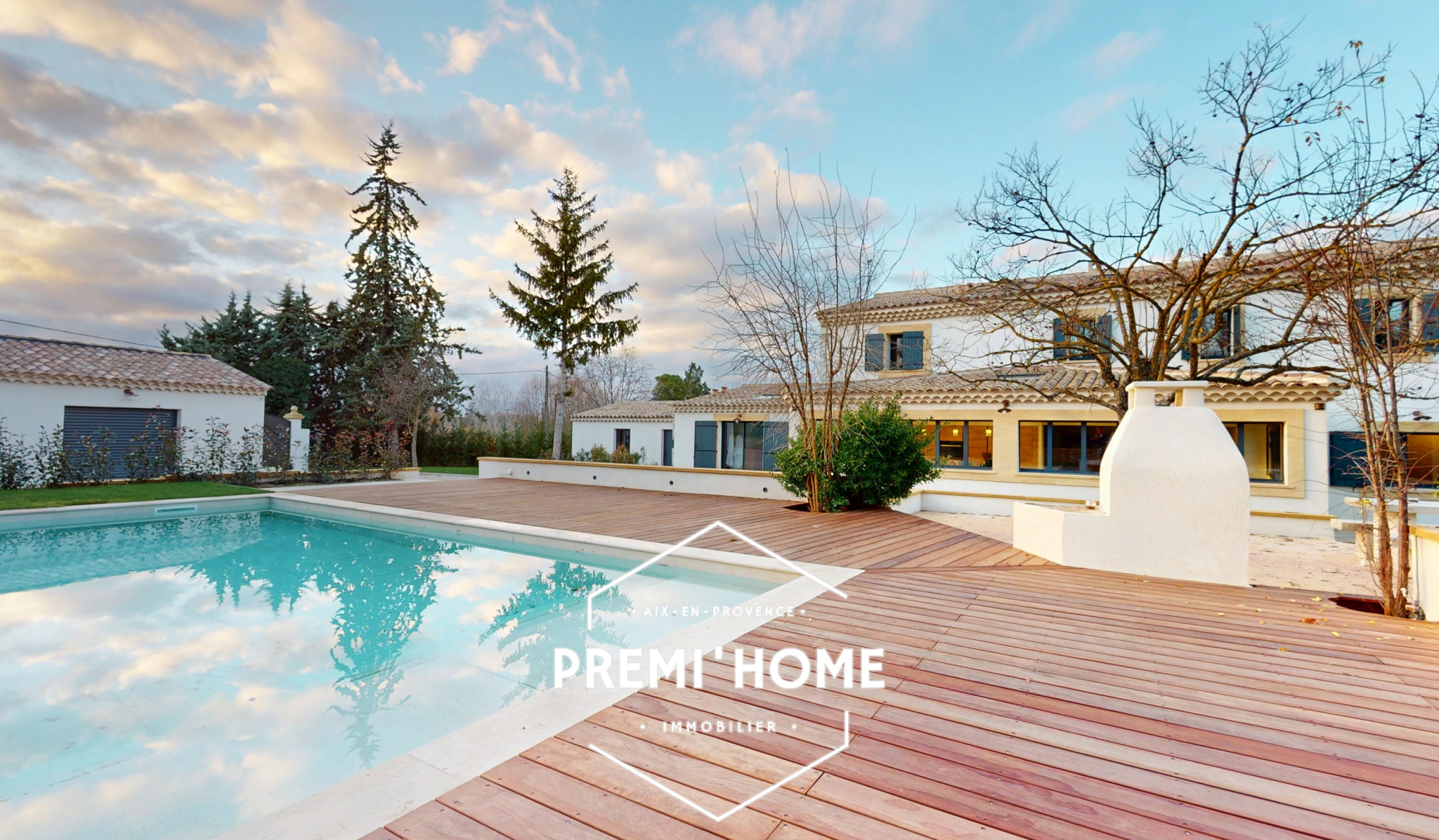 VILLA CONTEMPORAINE A VENDRE A PUYRICARD - Premi'home Agence immobilière Aix En Provence