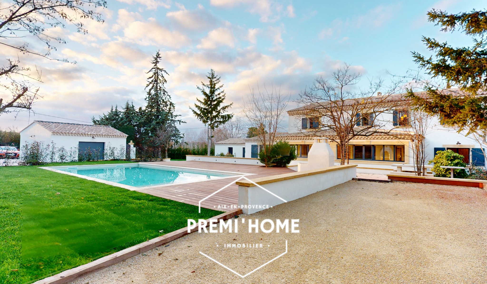 VILLA CONTEMPORAINE A VENDRE A PUYRICARD - Premi'home Agence immobilière Aix En Provence