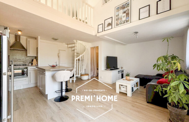 A VENDRE T2 EN DUPLEX RENOVE AIX OUEST - Premi'home Agence immobilière Aix En Provence