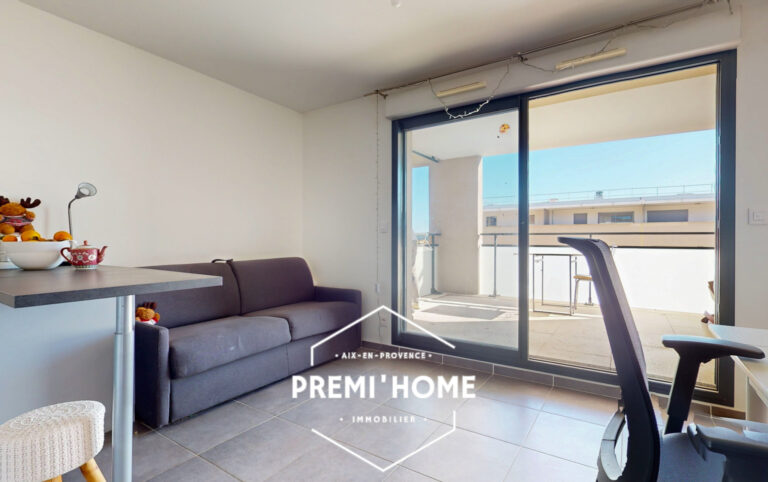 A VENDRE STUDIO AIX SUD NATIVITE AVEC TERRASSE - Premi'home Agence immobilière Aix En Provence