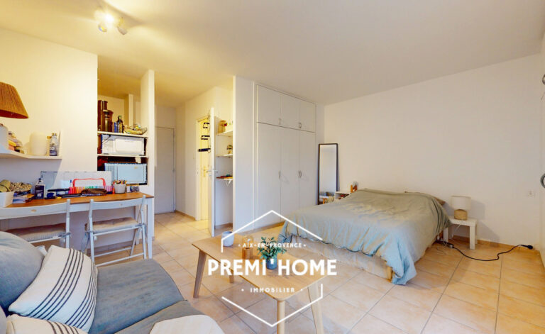 AIX-EN-PROVENCE   STUDIO AVEC TERRASSE   VENDU LOUÉ - Premi'home Agence immobilière Aix En Provence