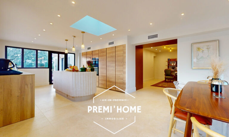 VILLA CONTEMPORAINE A VENDRE A PUYRICARD - Premi'home Agence immobilière Aix En Provence