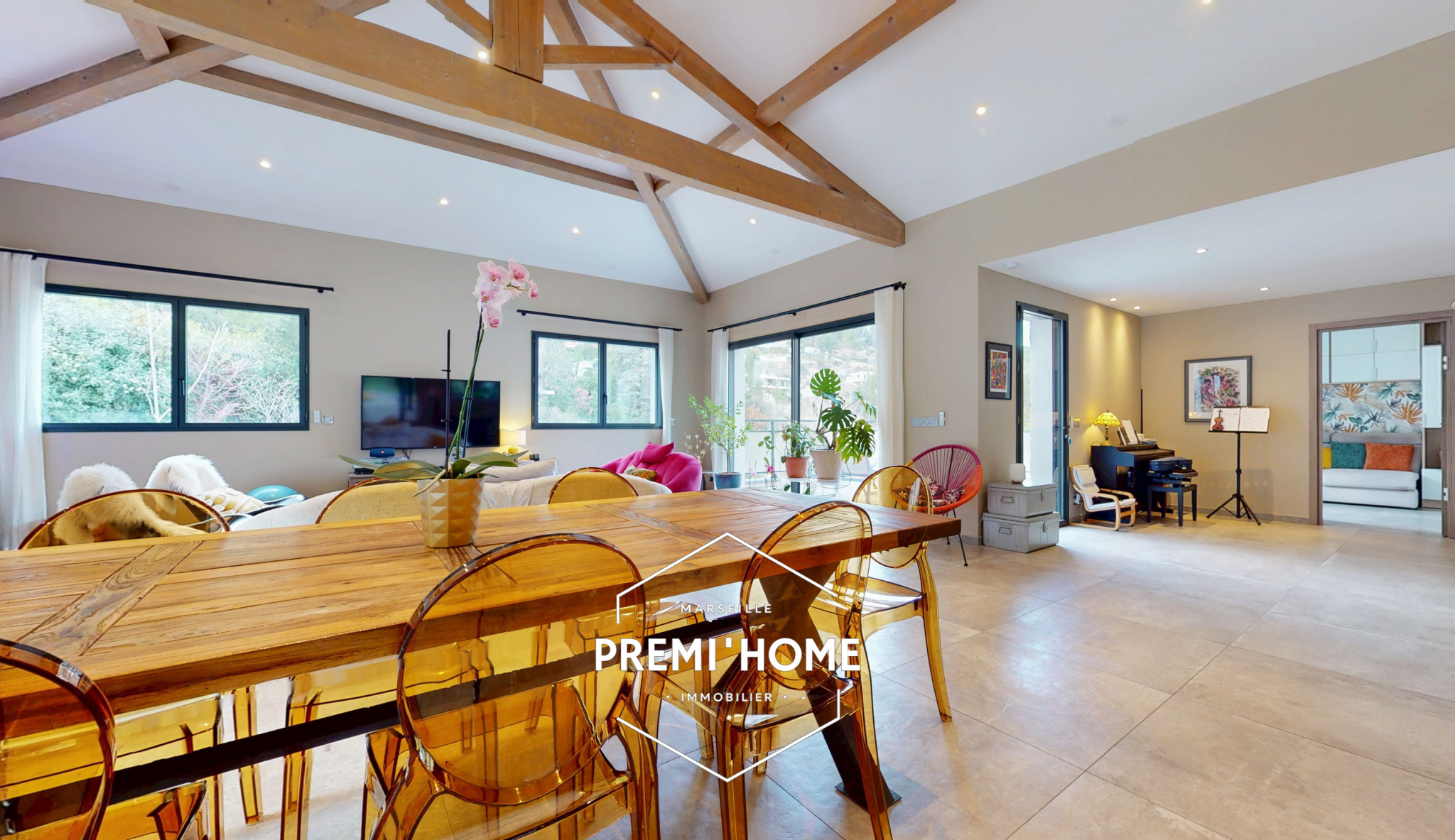 MAISON RECENTE AVEC PISCINE SAINT MARC JAUMEGARDE - Premi'home Agence immobilière Aix En Provence